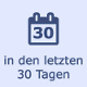Piktogramm für Zeitraum In den letzten 30 Tagen auswählen
