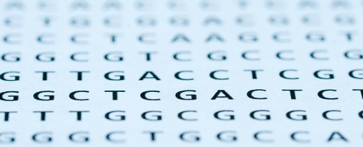 Ausdruck einer Gensequenz - Buchstaben GTCA