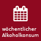 Piktogramm für Zeitraum wöchentlicher Alkoholkonsum auswählen